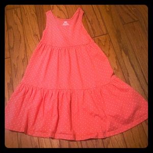 Girls H&M polka dot pink dress size 4-6